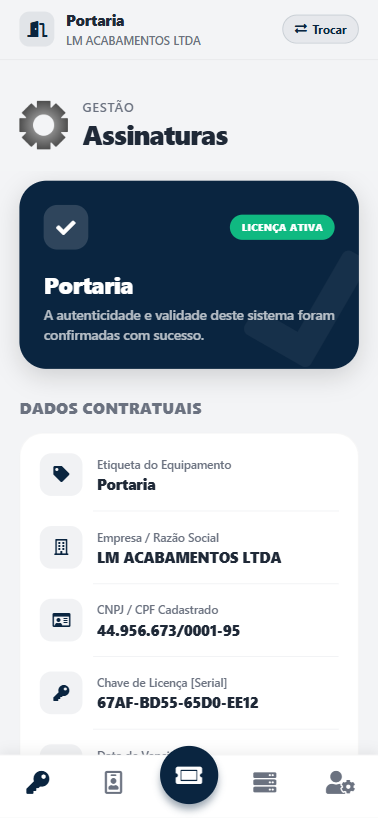 Screenshot do Aplicativo